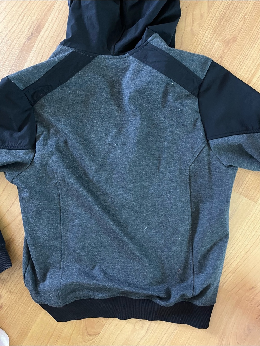 Nasty Pig Gray & Black Hoodie with Red Accents - Picture 5 of 6
